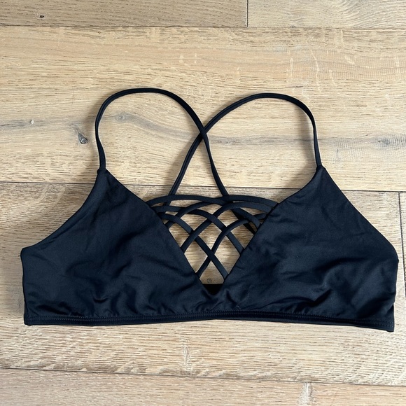 L*space Black Jaime Bikini Top - Size Large - New without tags! - Picture 3 of 4